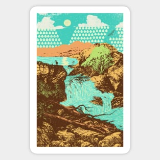 WILD WATERFALL Sticker